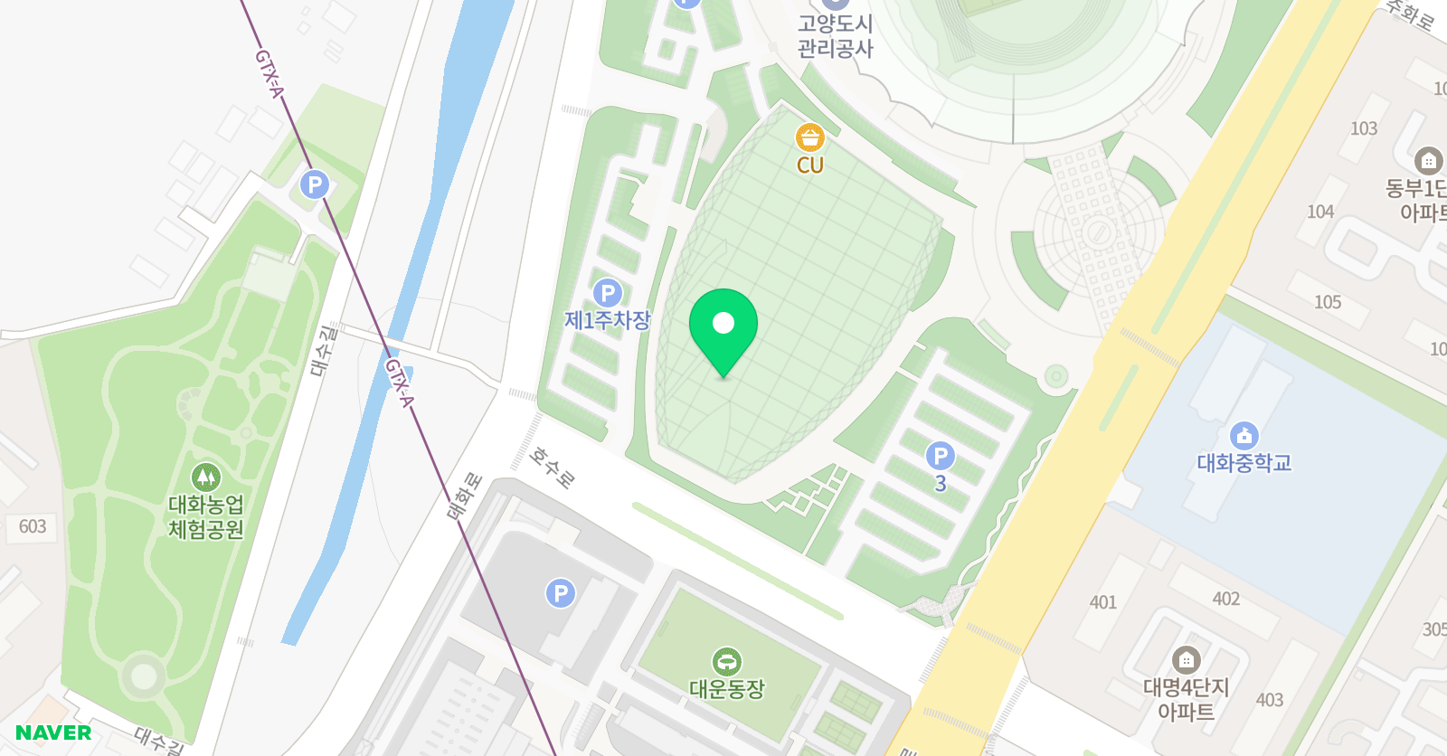고양 체육관 수영장 위치