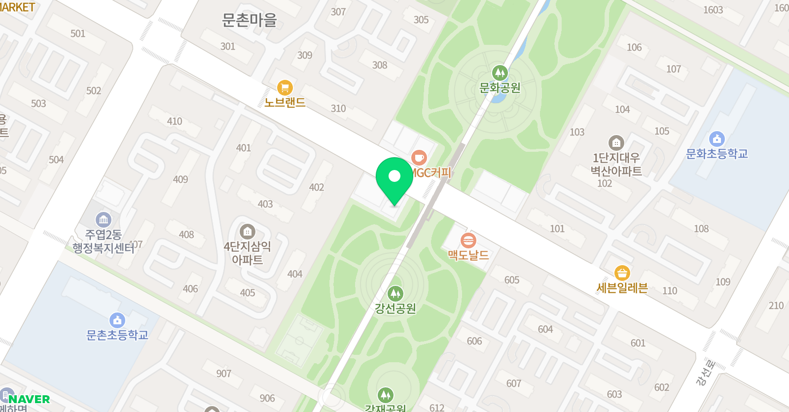 혜다아이 국어독서논술학원 위치