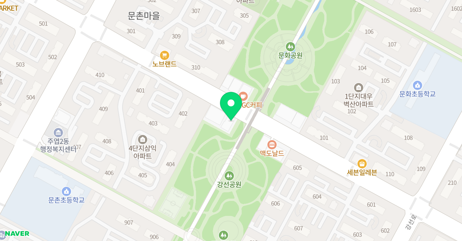 매쓰플래너 수학학원 위치