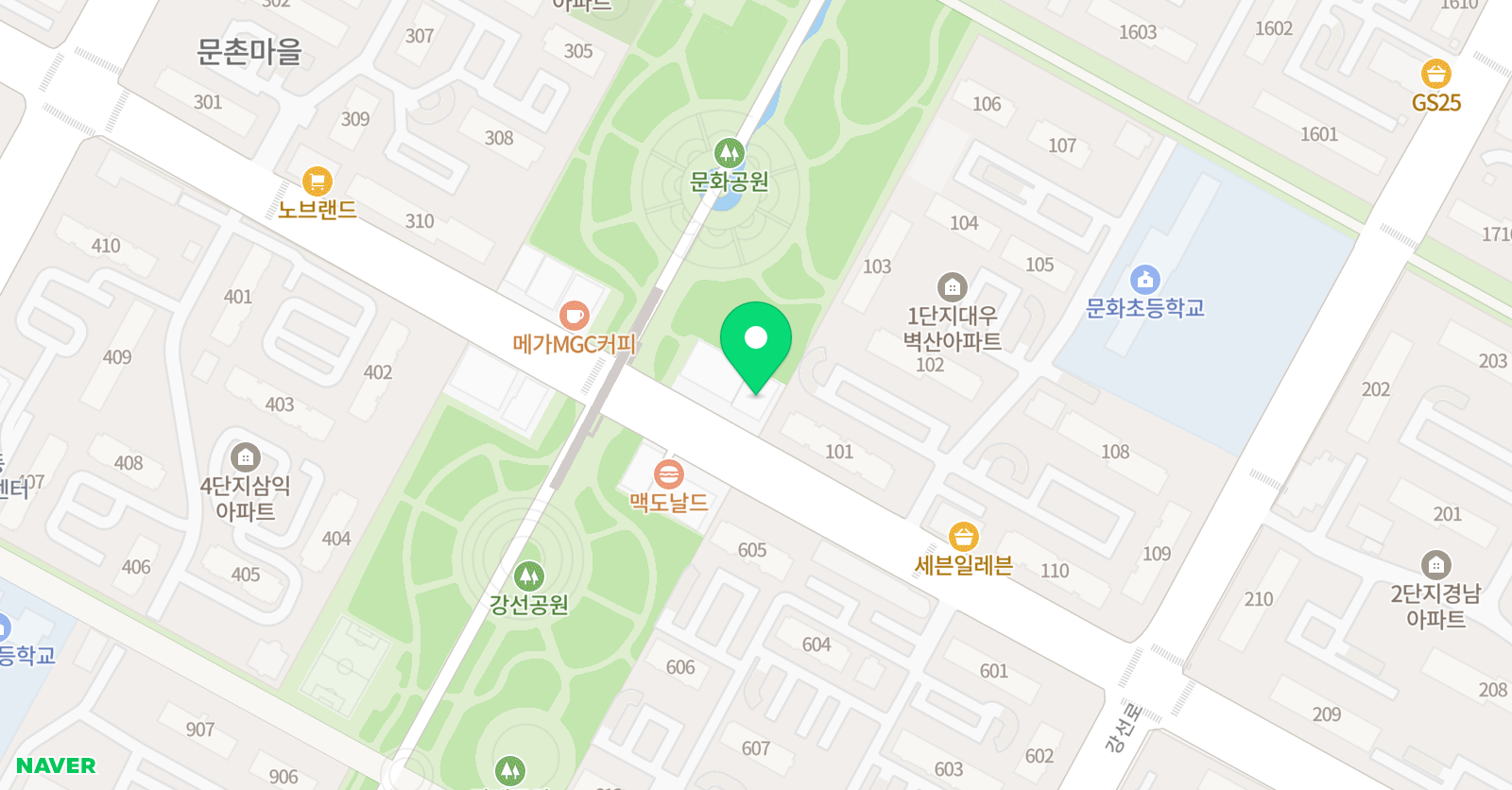 M7 학원 위치