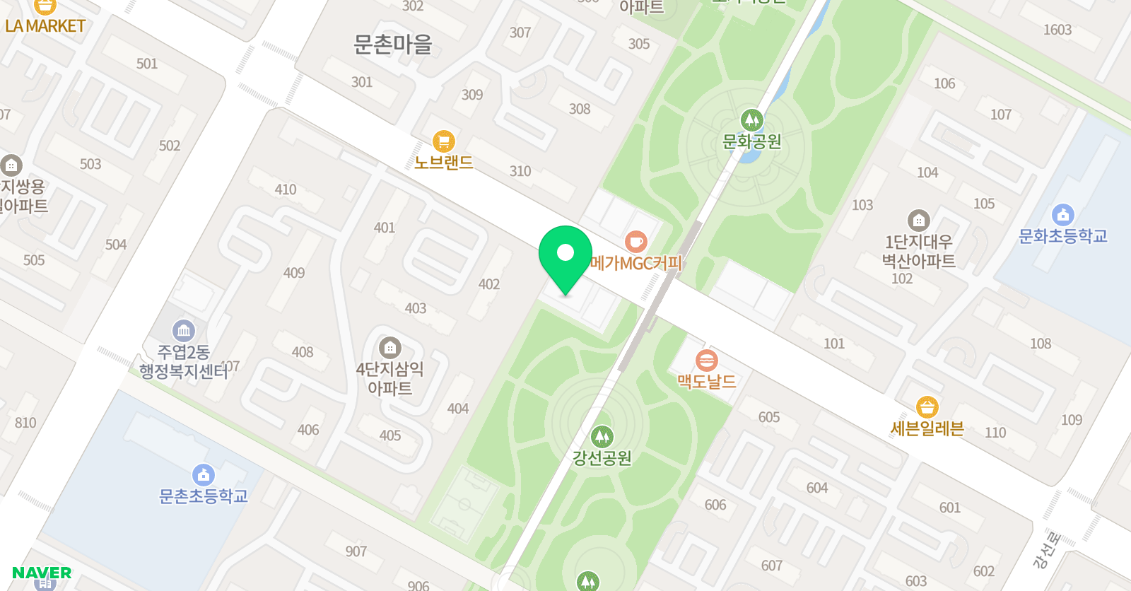 스텔라파워 영어학원 위치