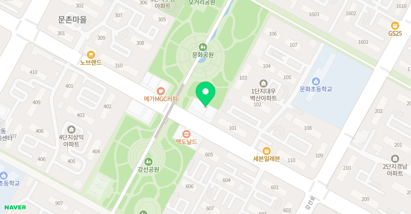 포인트 영어 위치