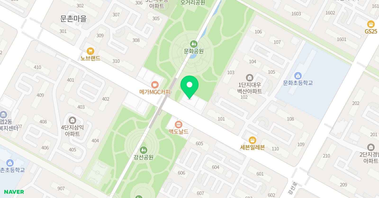 다다름 미술 위치