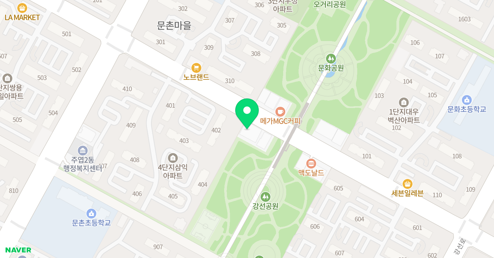 안지호 영어학원 위치