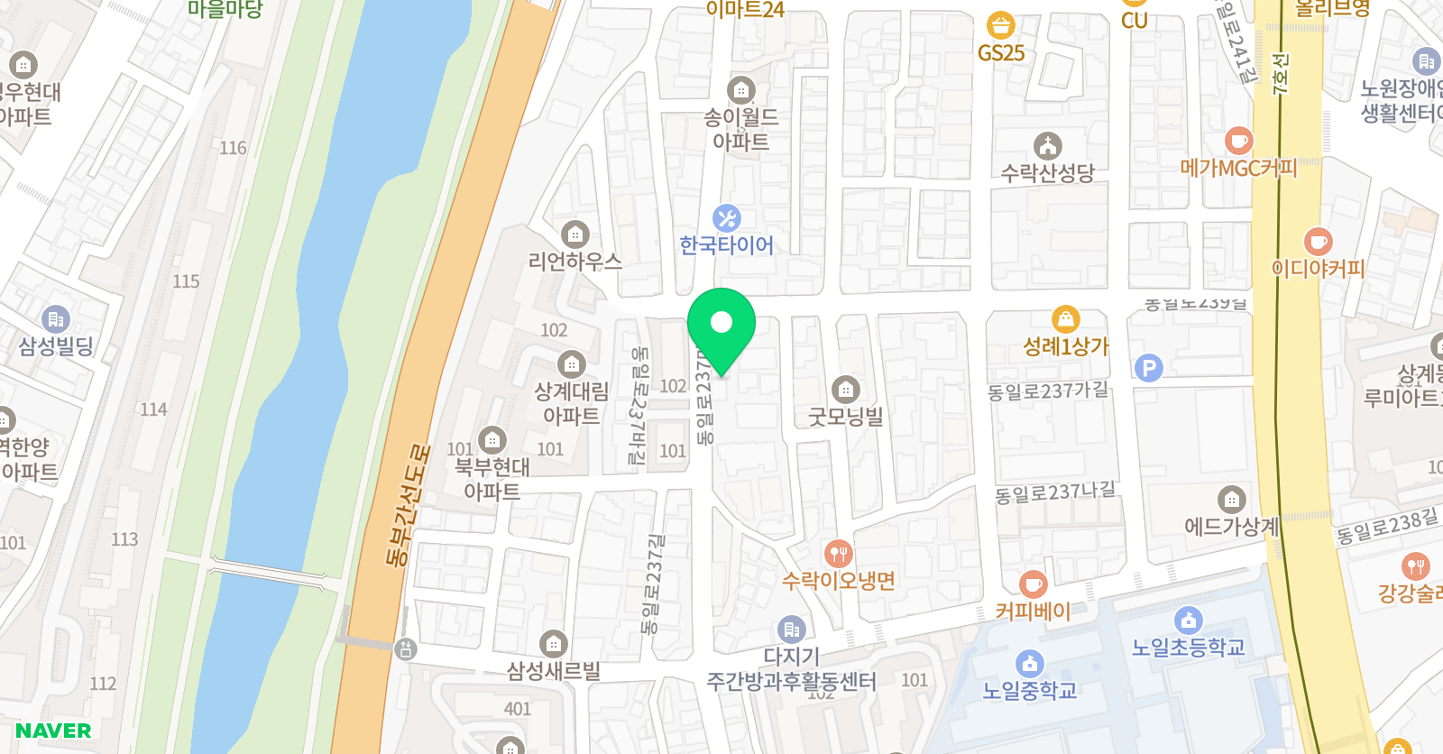 SEM 수학학원 위치