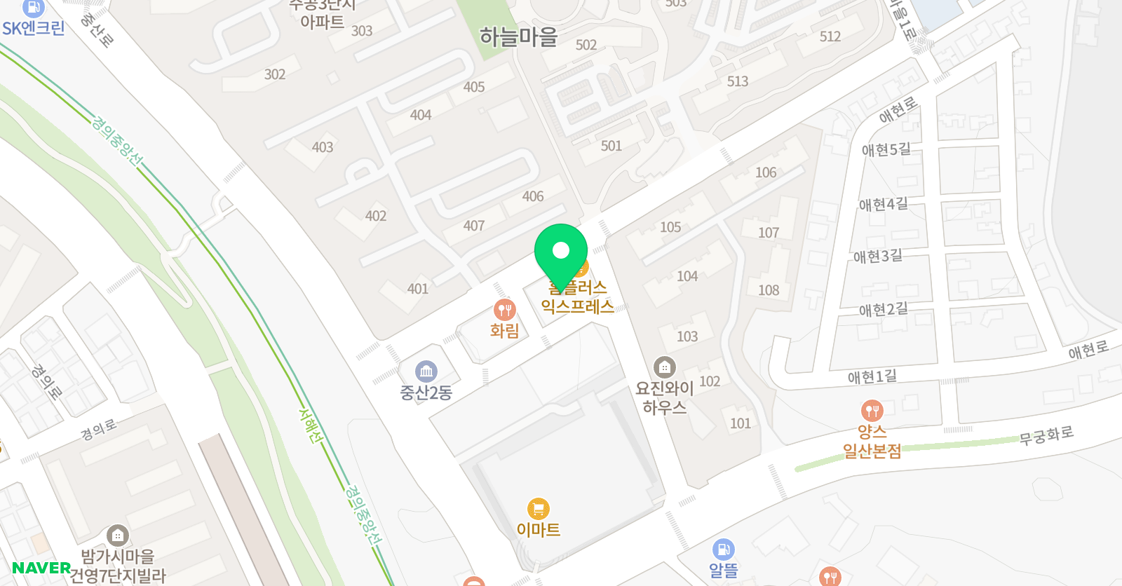 반달 피아노음악학원 위치