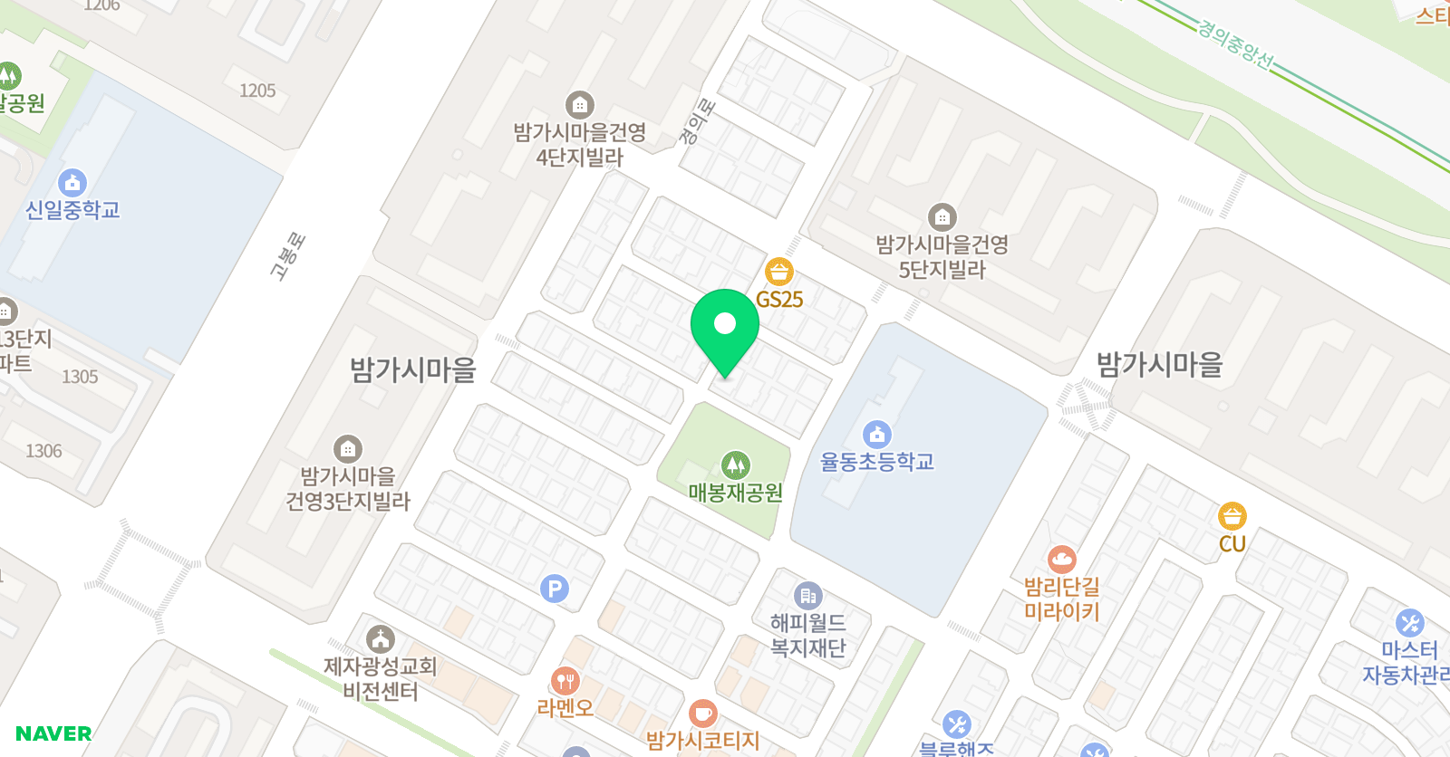 큰구름작은비 학원 위치