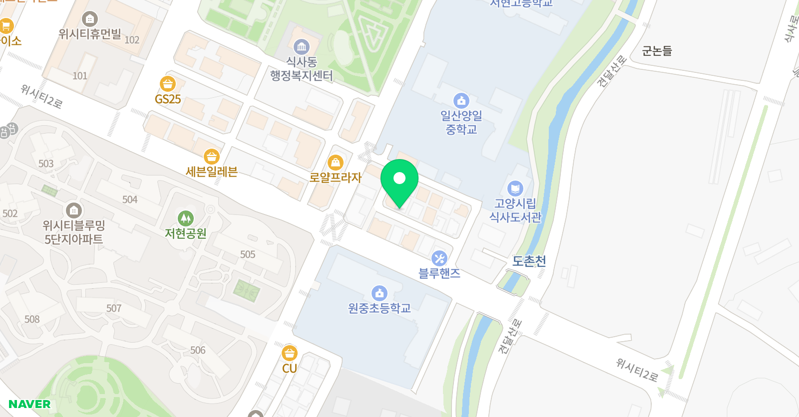 씨브레인 코딩학원 위치