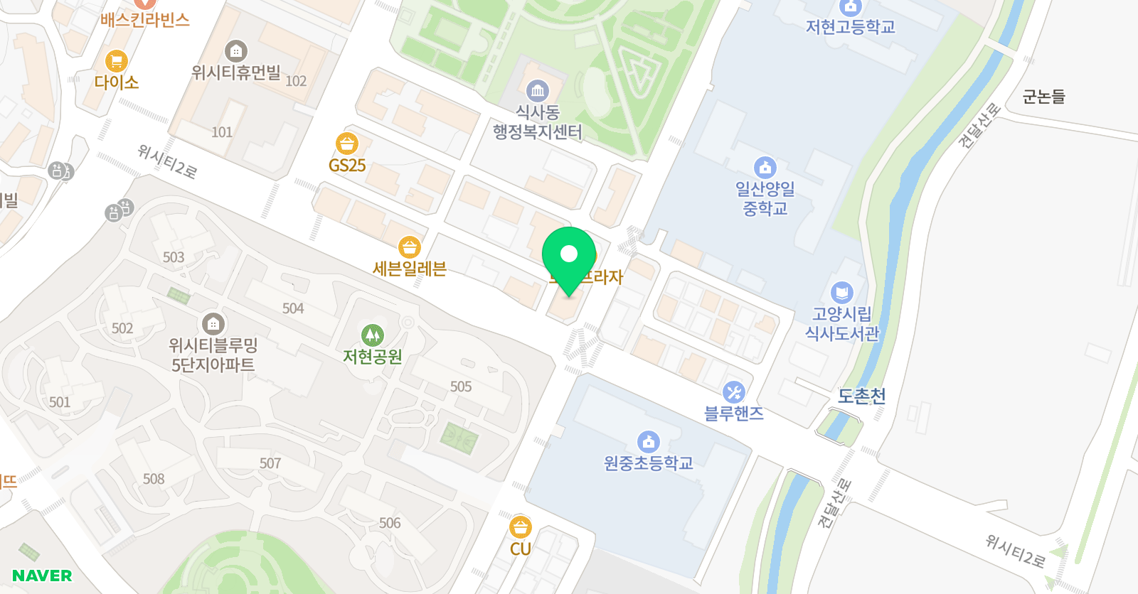 책읽는루브르아뜰리에 미술학원 위치