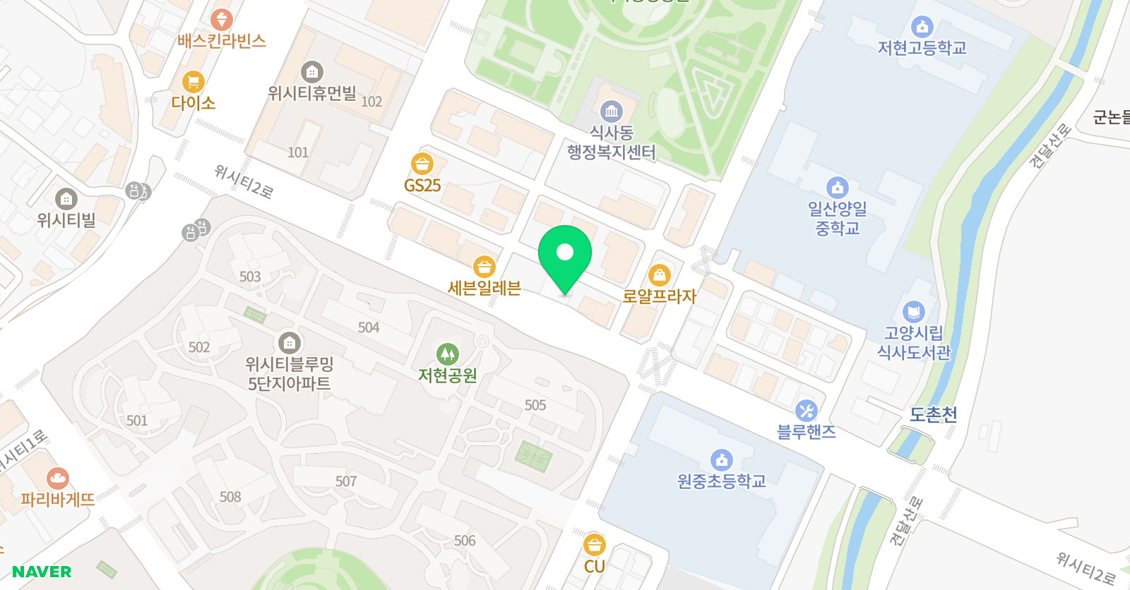 세종 영재음악학원 위치