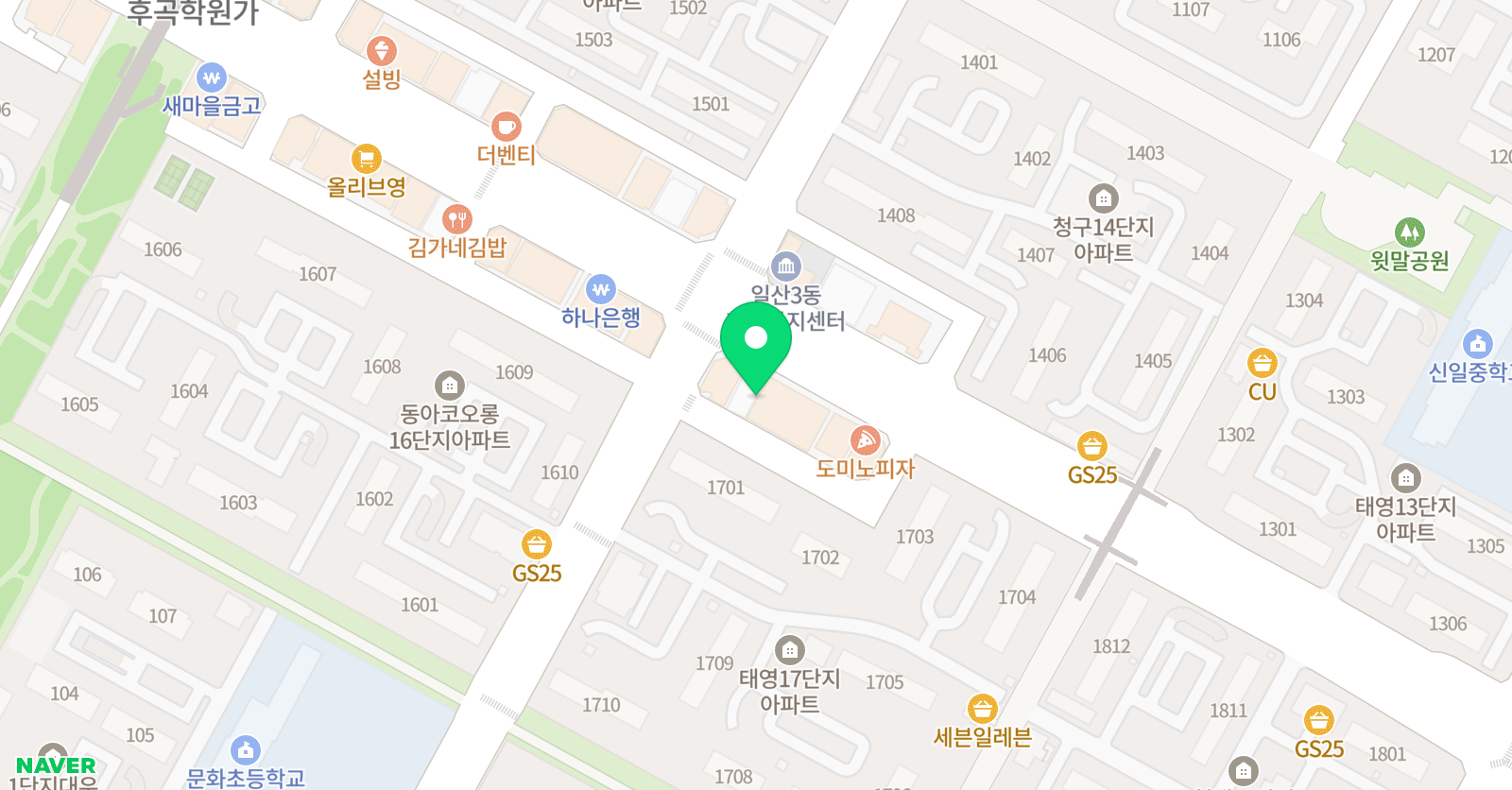 리드인 후곡디앤이점 위치