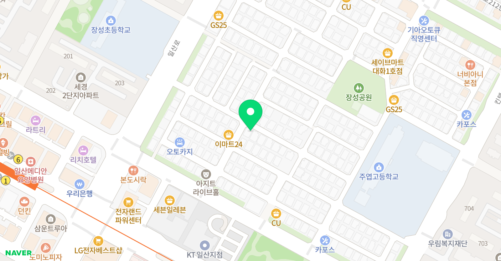 수학중심 위치