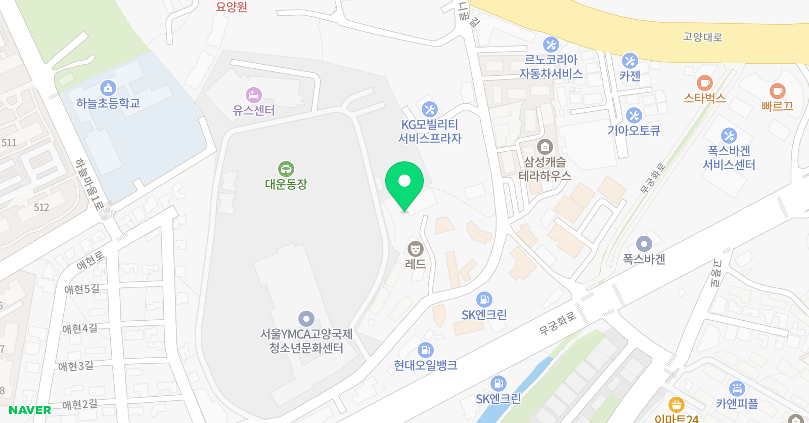 프리미어 FC 풍동점 위치