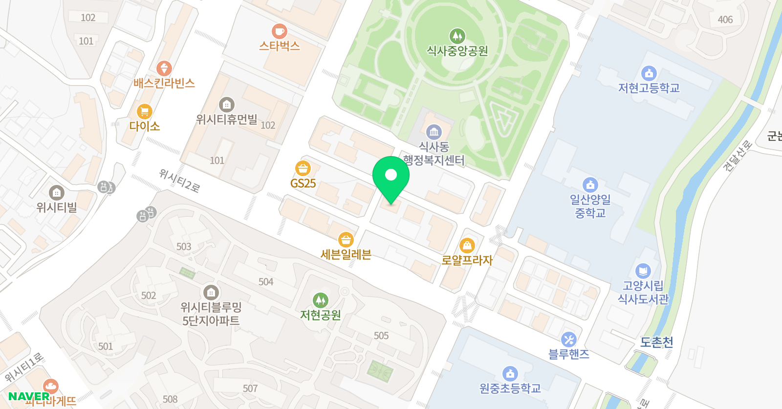 가바 요가 위치