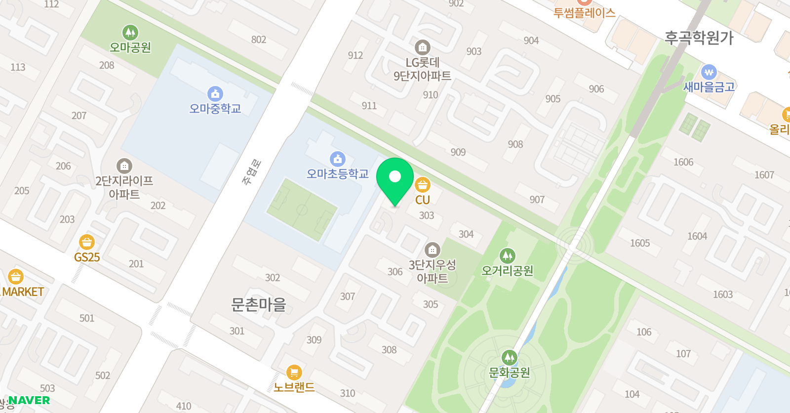 점프 예체능 태권도 점핑클럽 위치