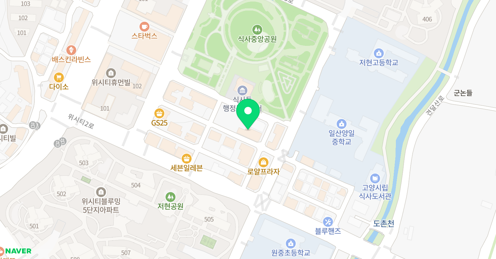 웰이스턴 영어 식사캠퍼스 위치
