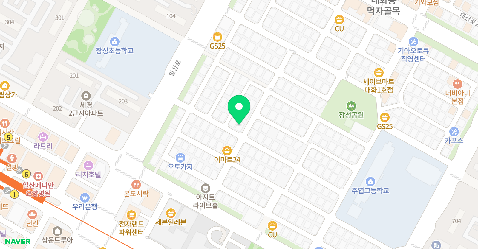 일산 마인드맵논술 교습소 위치
