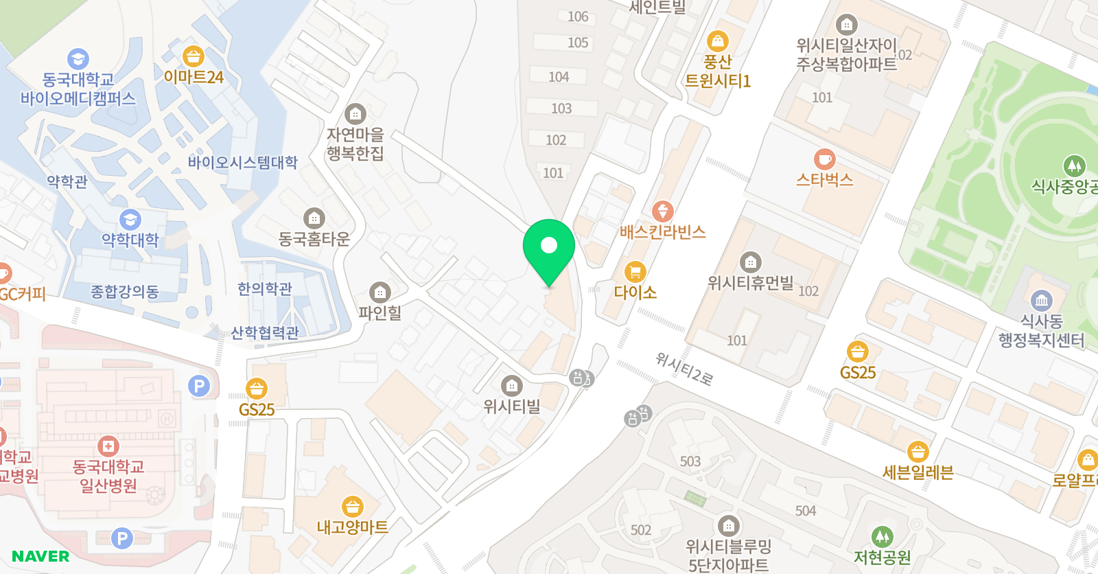 강한 영어학원 위치