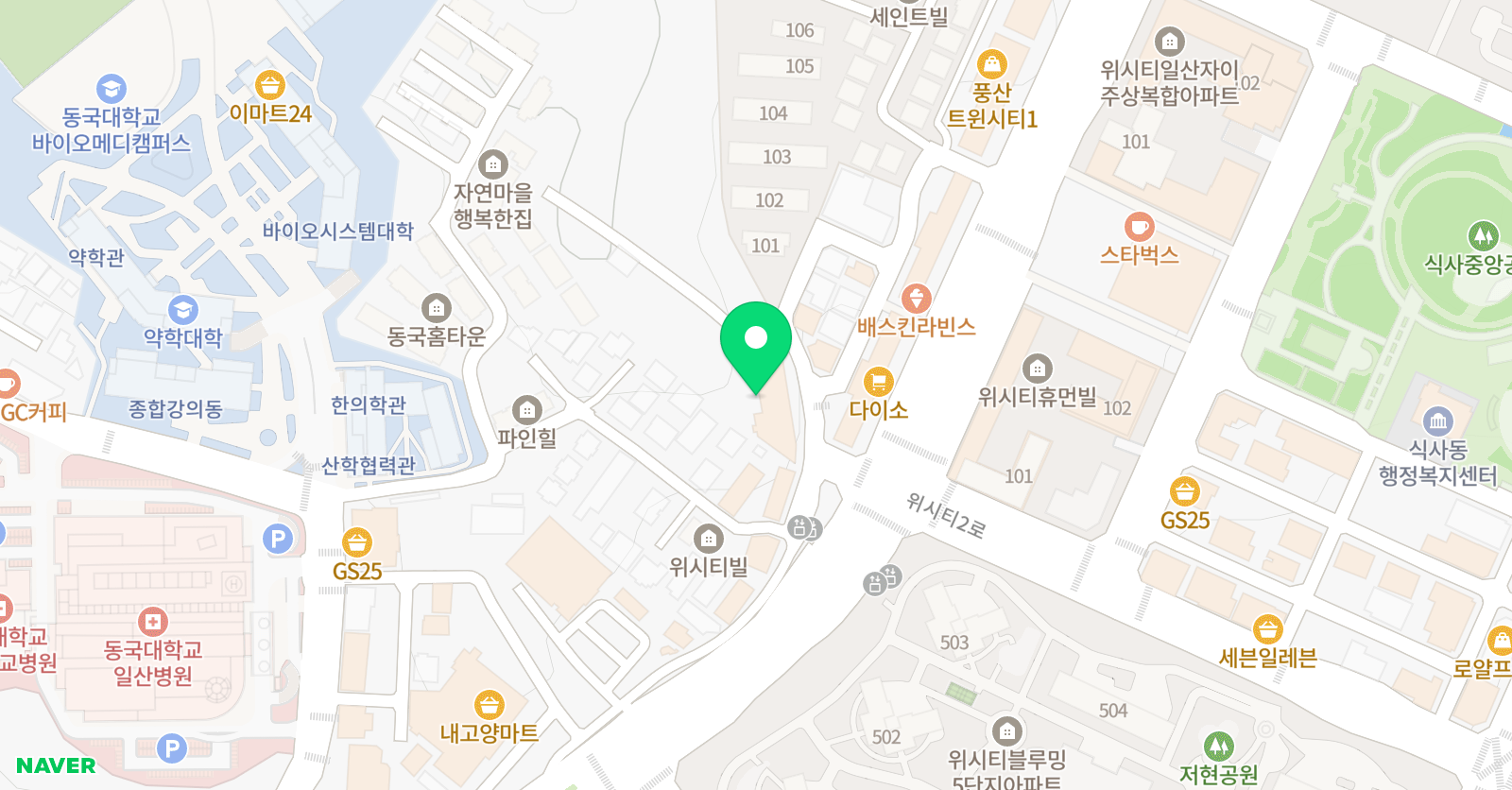 에꼴드플루트 음악학원 위치