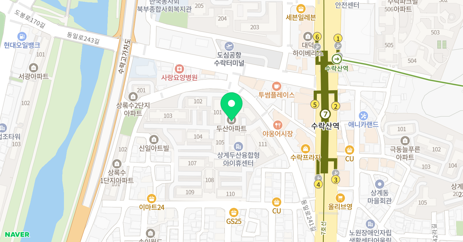 연쌤 수학학원 위치