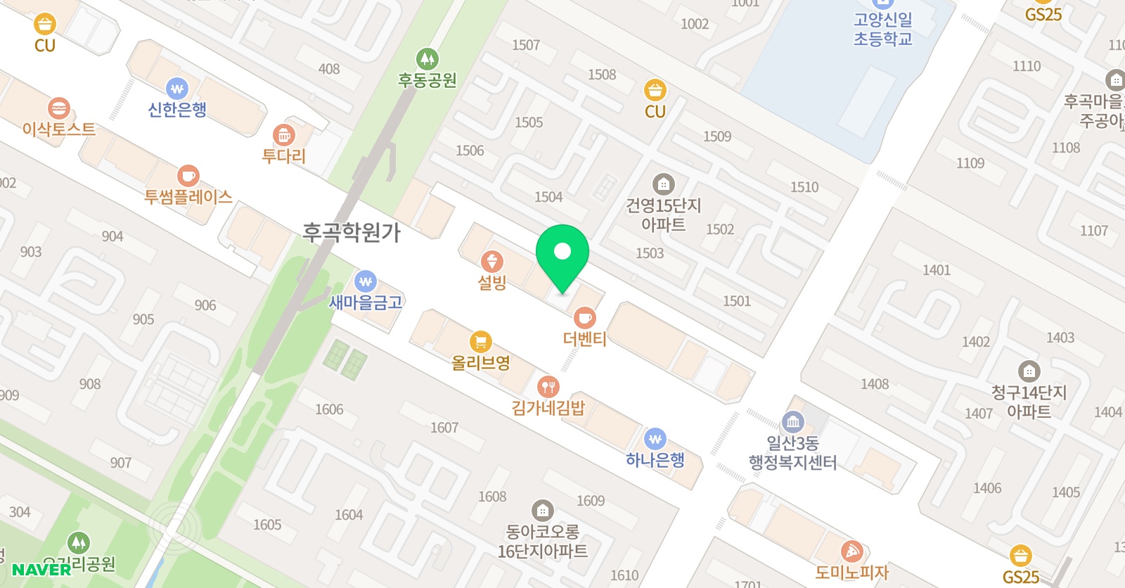 후곡창조의아침 애니창아 위치