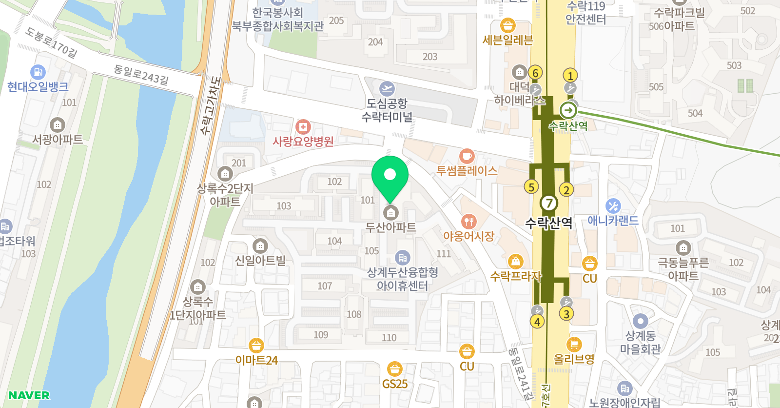 아인 피아노교습소 위치