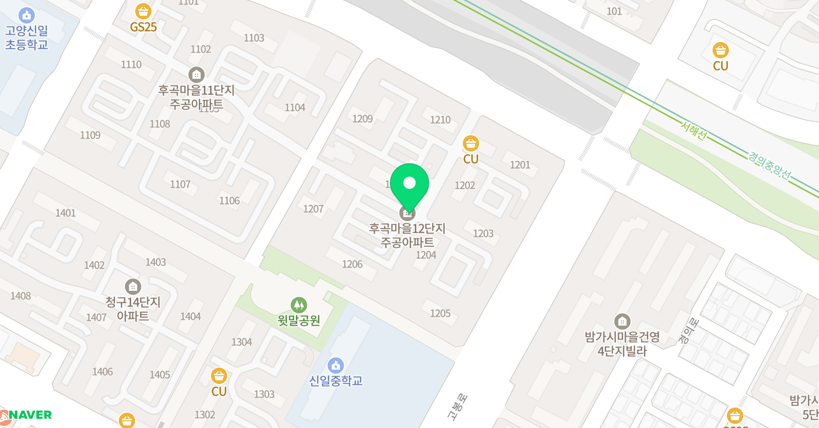 후곡1교육원 씽크톡 창의 수학 위치