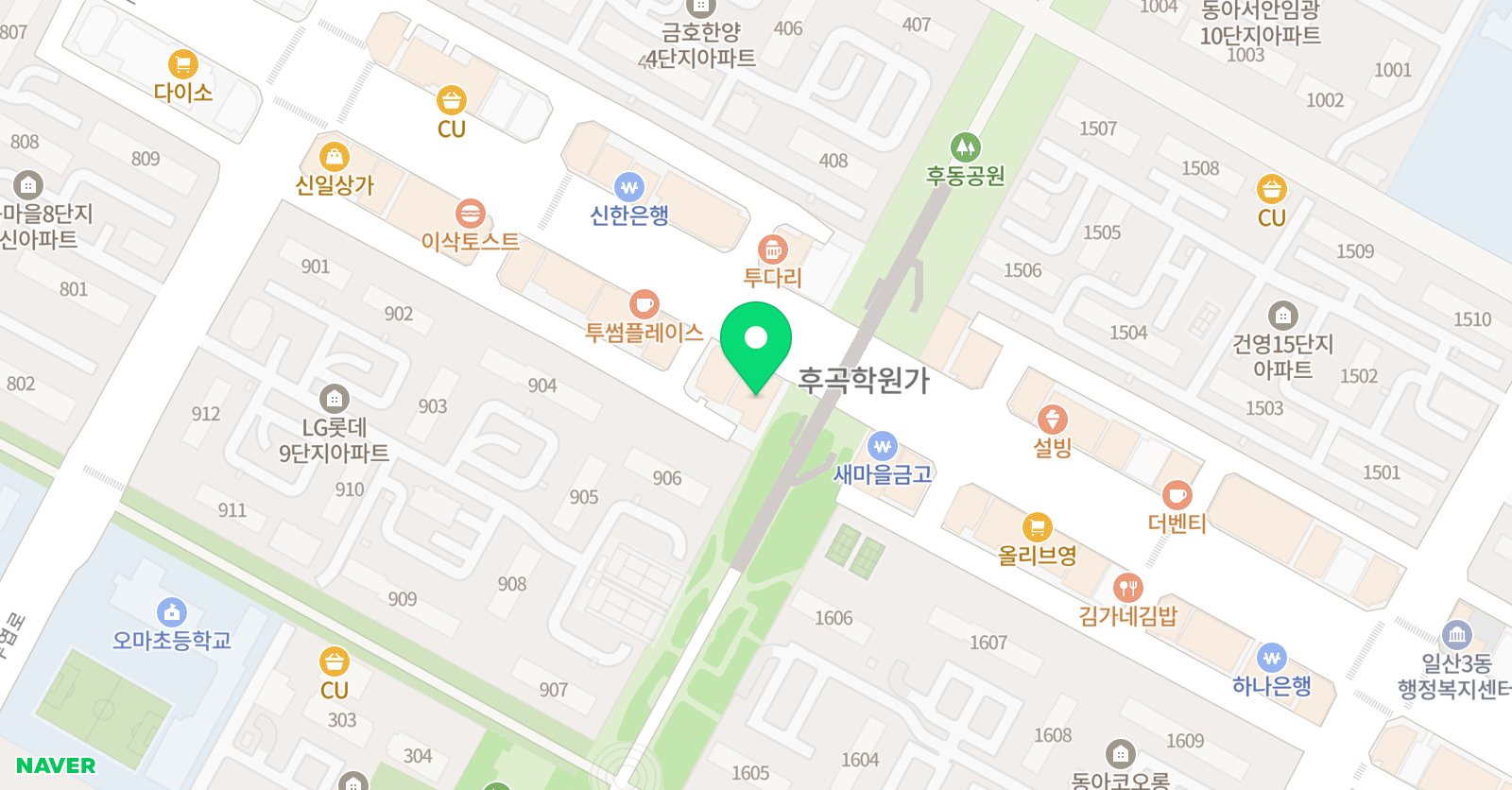 황진이 본수학학원 위치