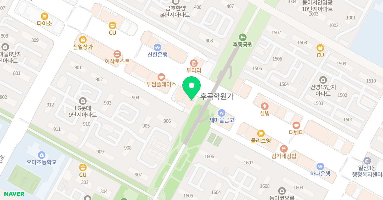스펙스토리 국어학원 위치