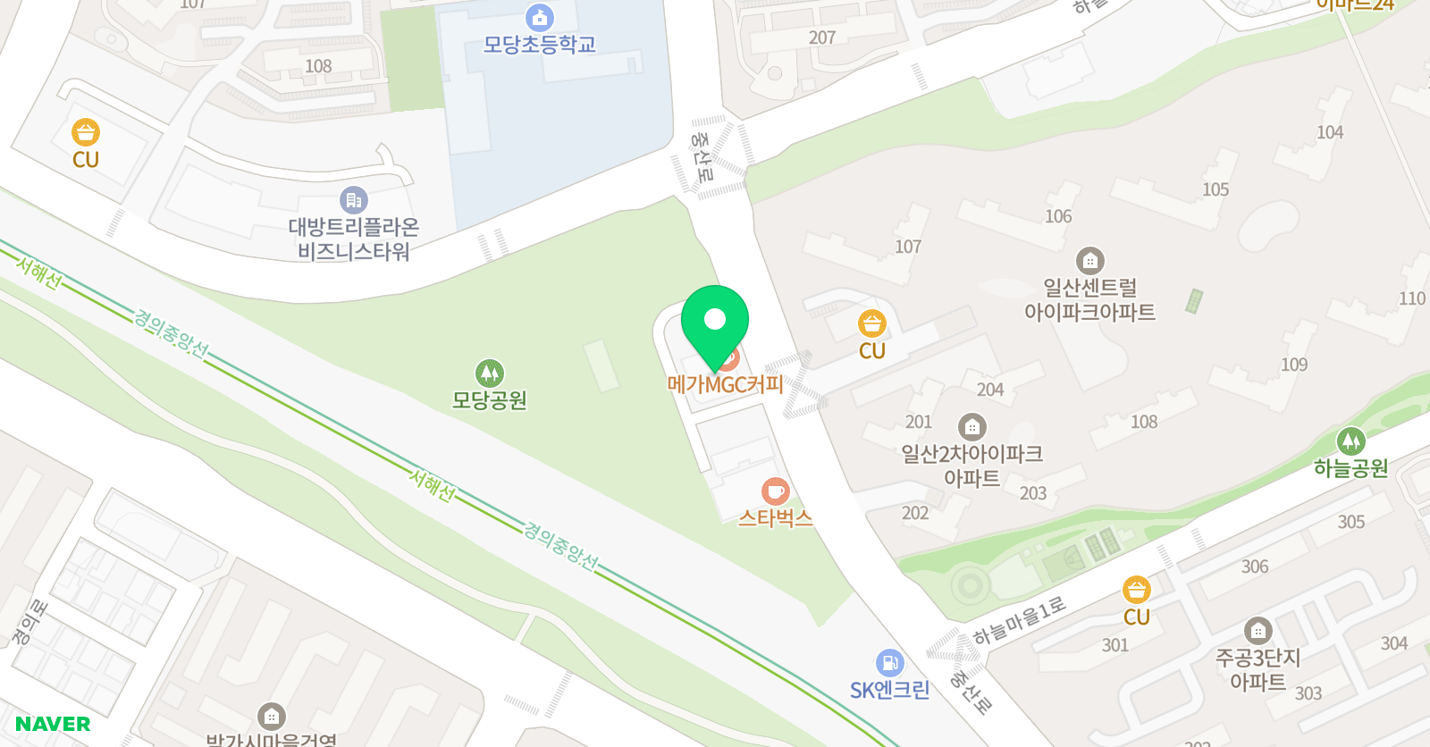 일산 체육관 위치