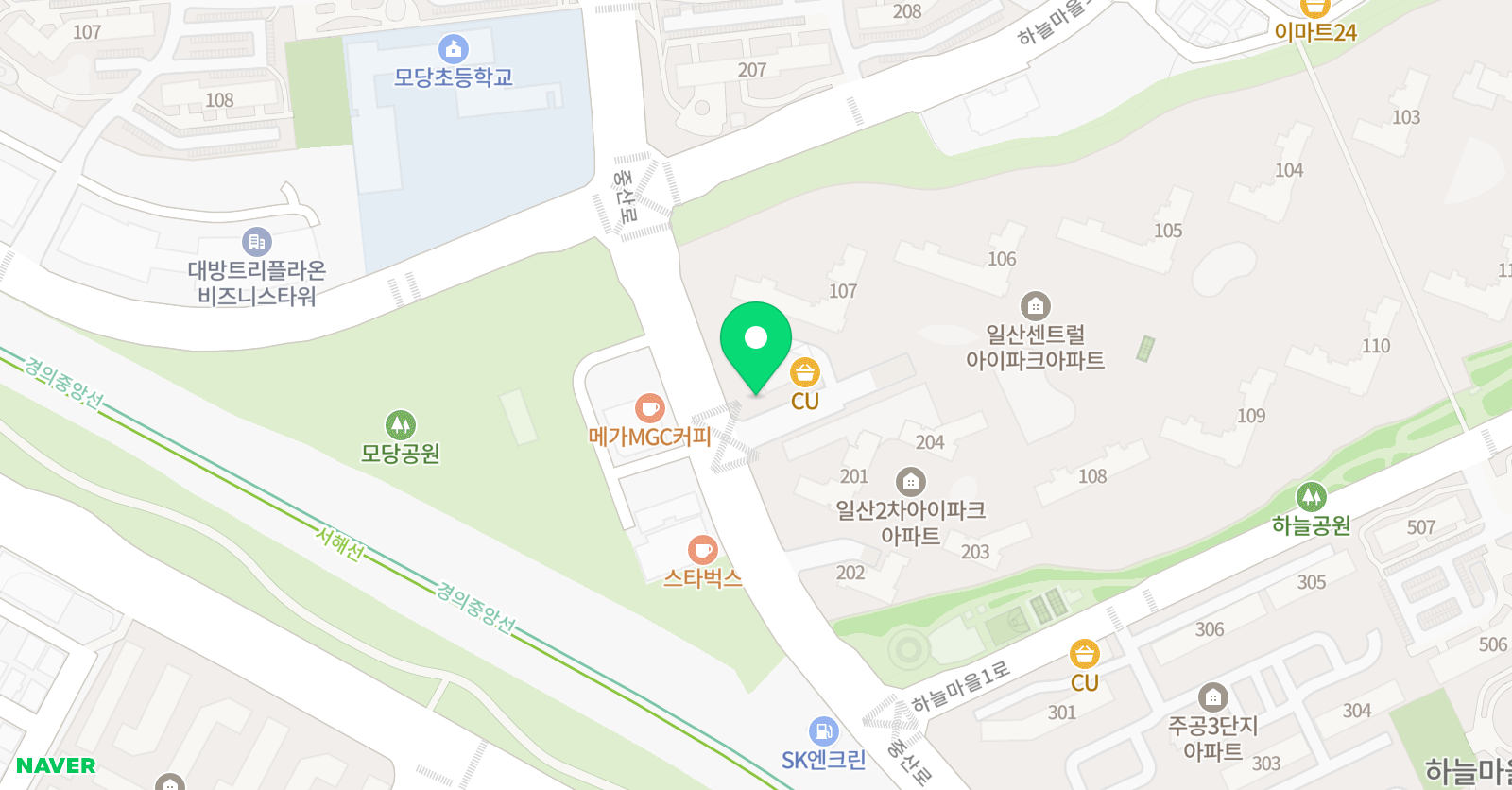 용인대케이탑 태권도 장 위치