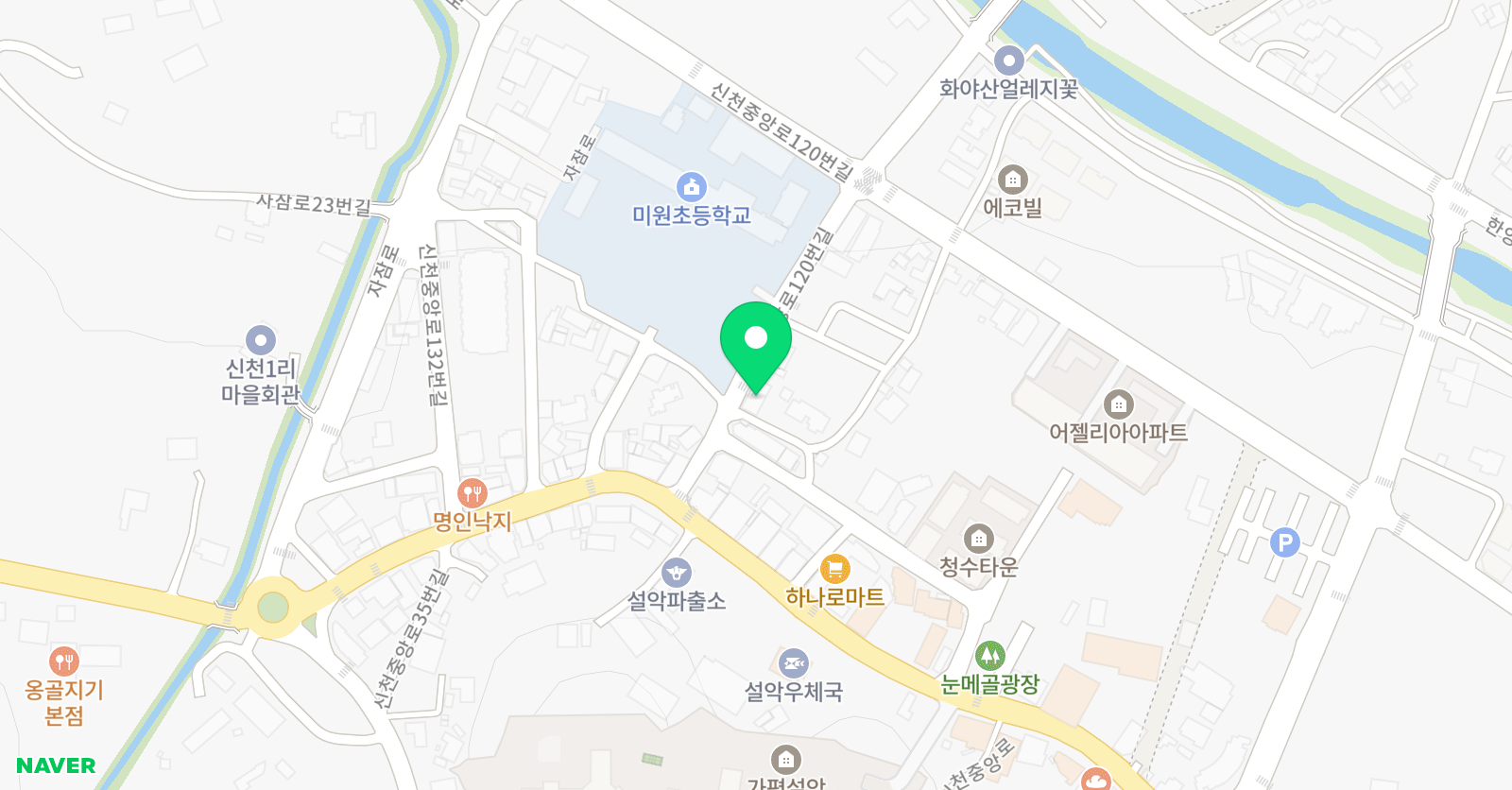 뮤직아카데미 음악교습소 위치