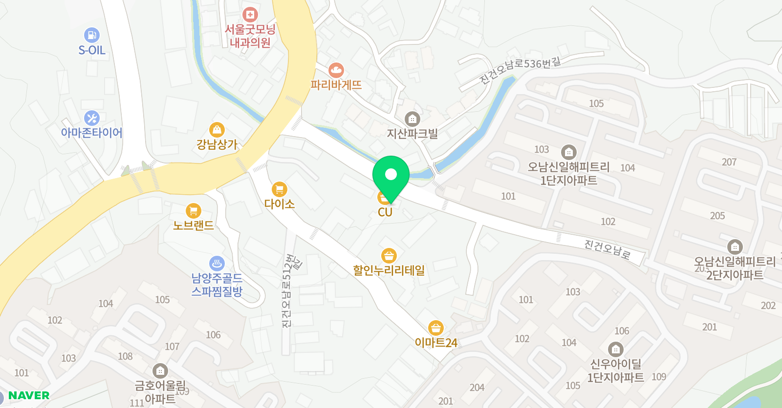 이화뮤직스쿨 음악학원 위치