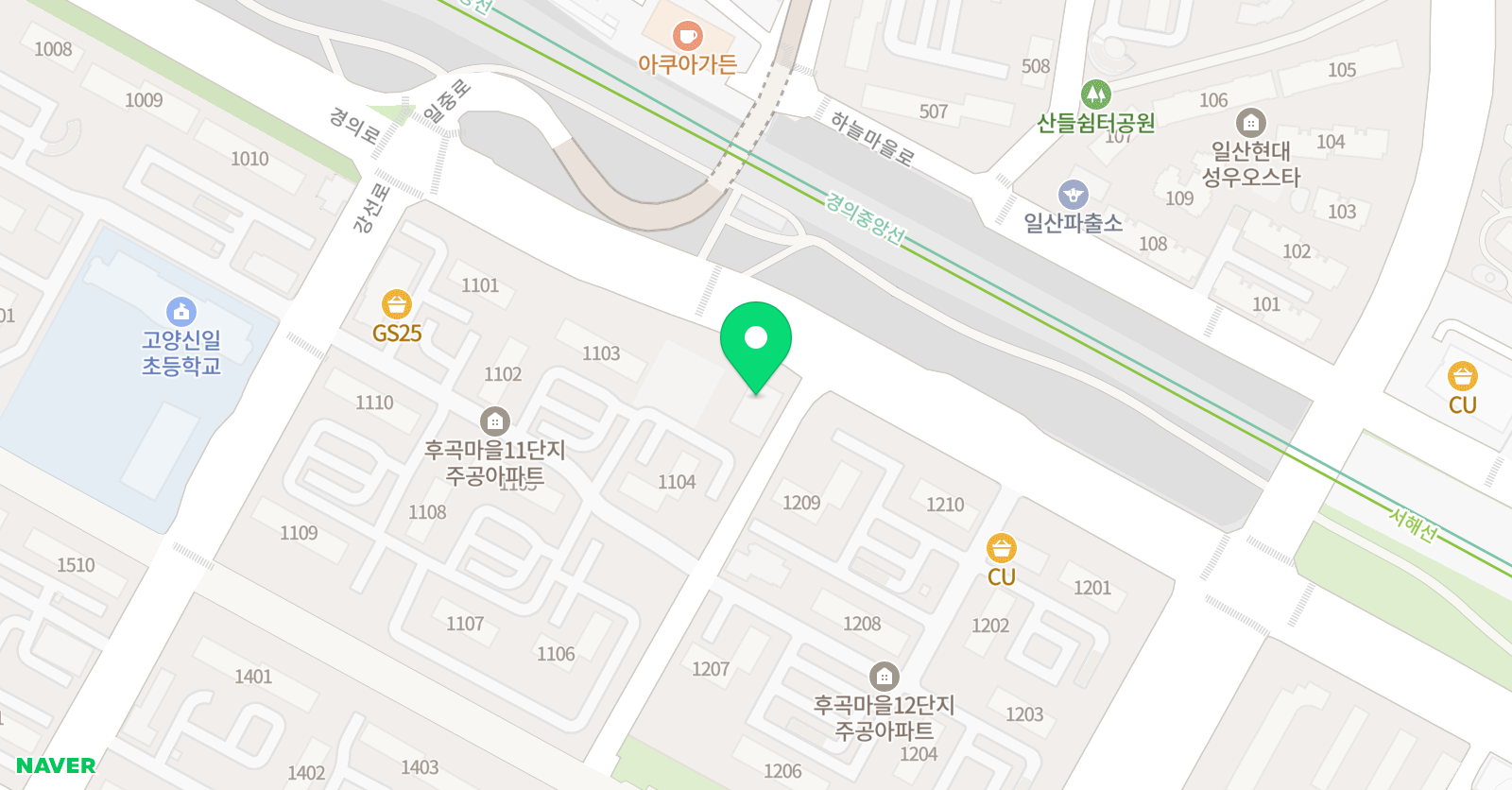 최강 태권도 위치