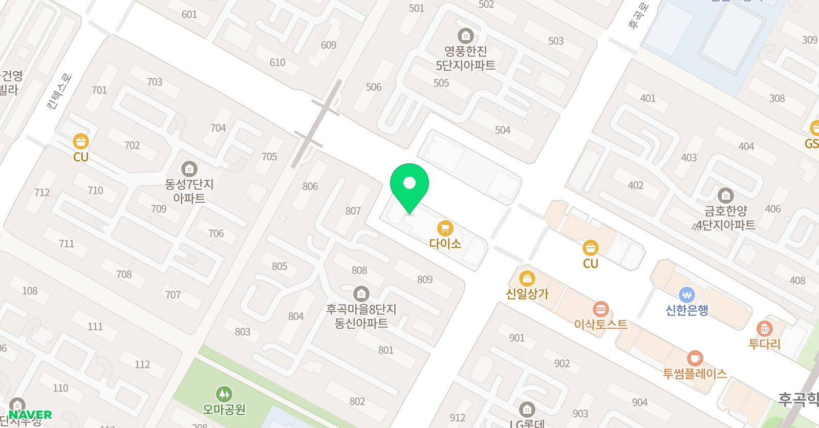 제이지 기타학원 위치