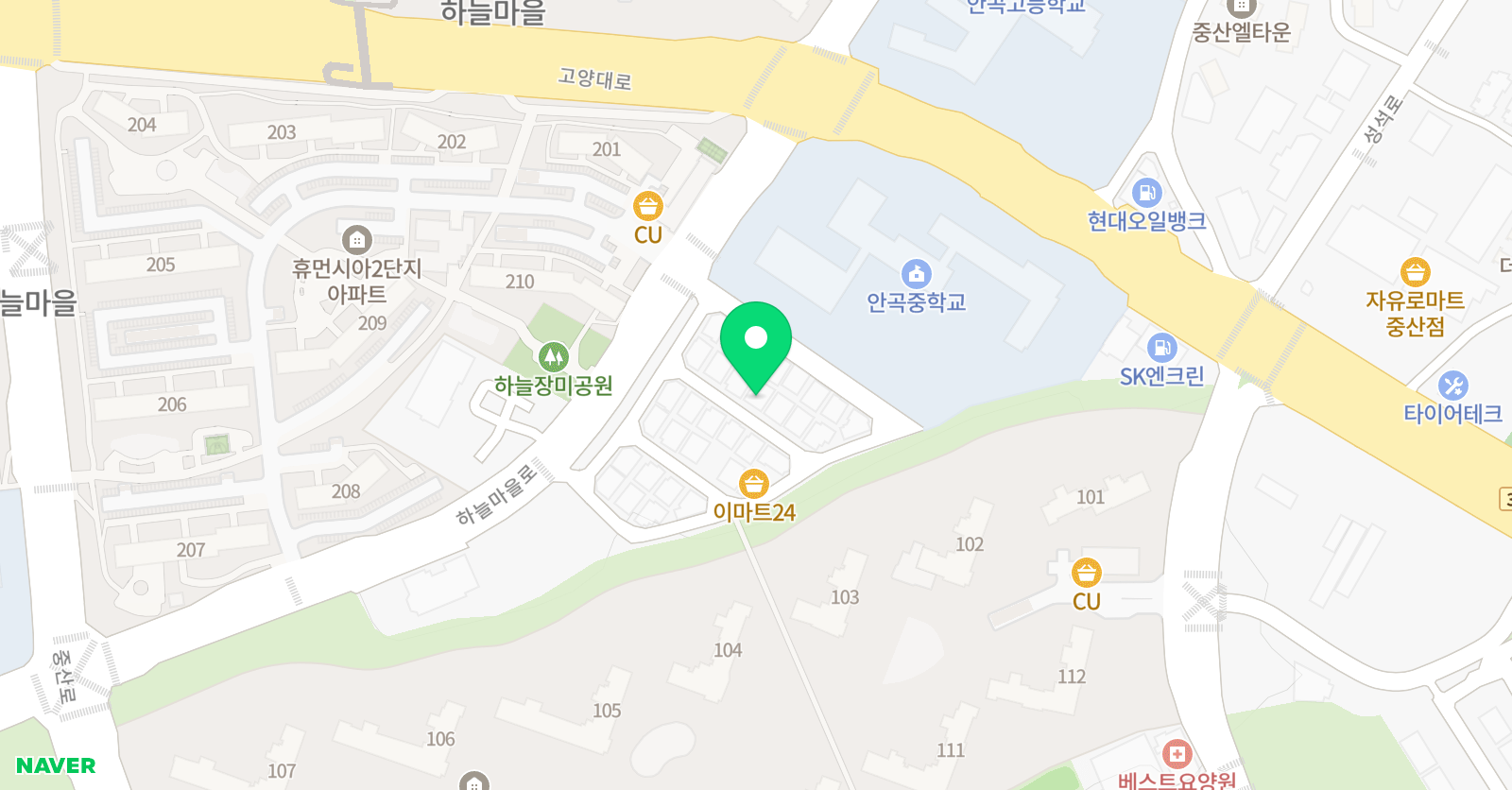라엘 영어학원 위치