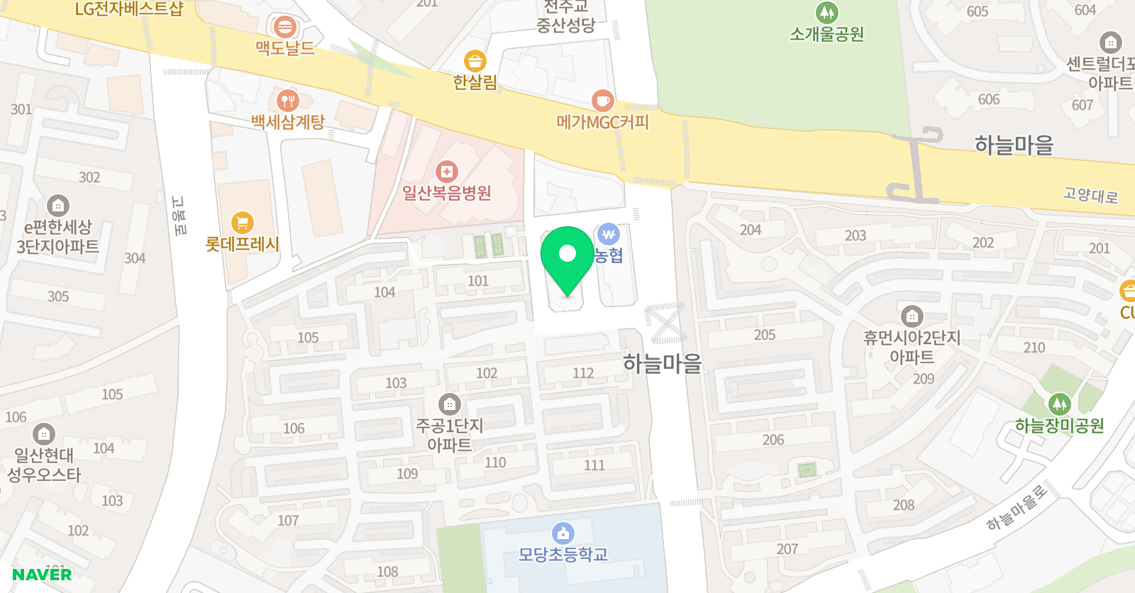 중산점와와학습코칭학원 위치