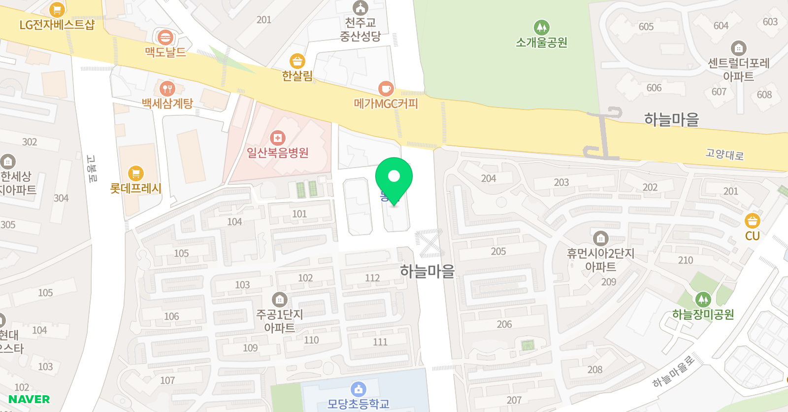 스마트해법 수학영어 고양지사직영점 위치