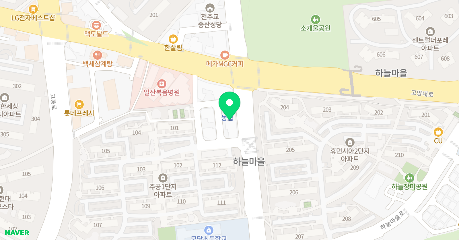 경희대 하늘 태권도장 위치