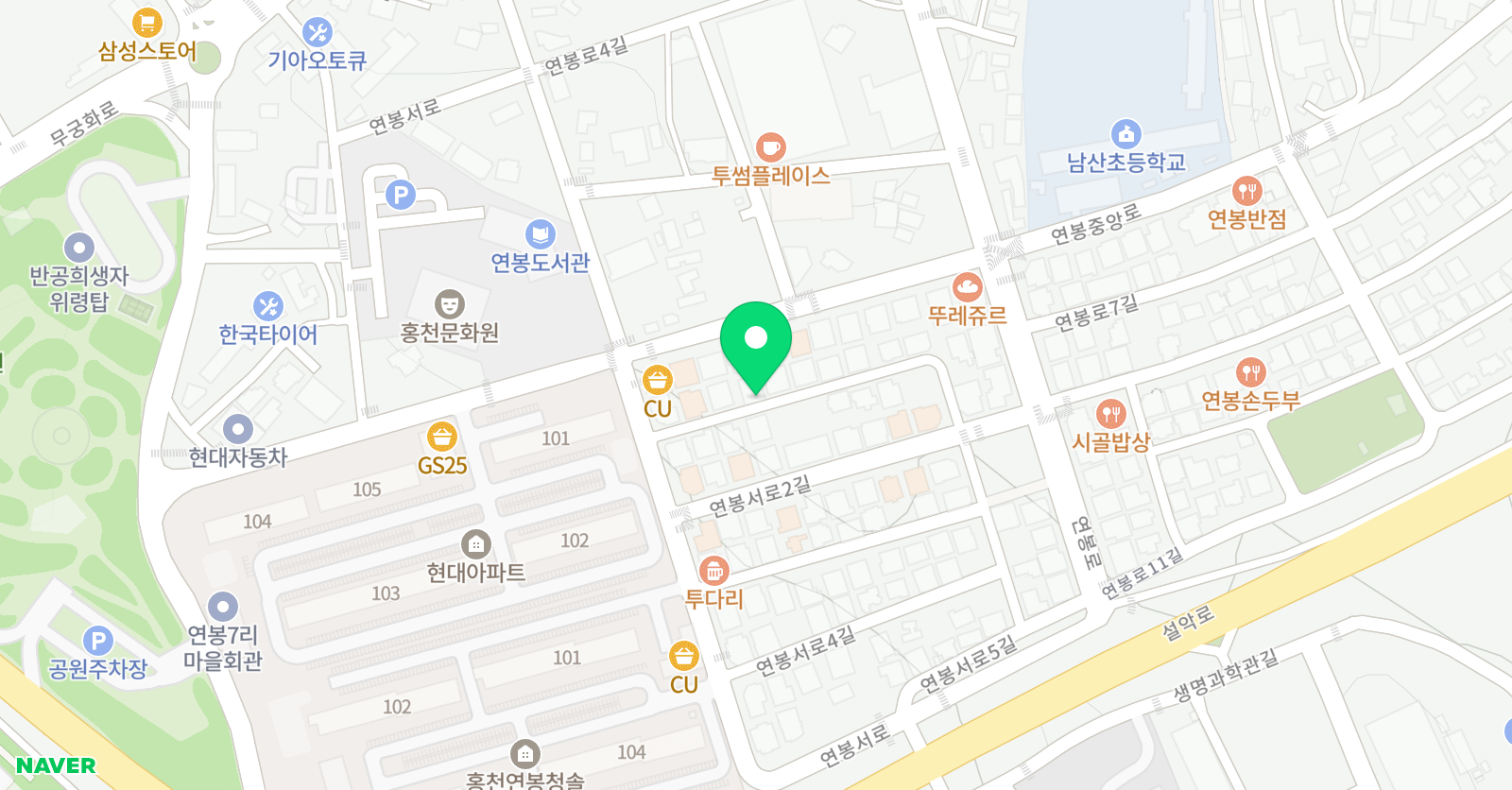 예담 영재학원 위치