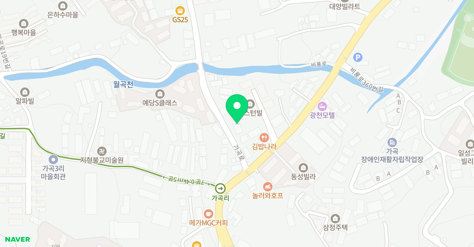 연세 올바른학원 위치