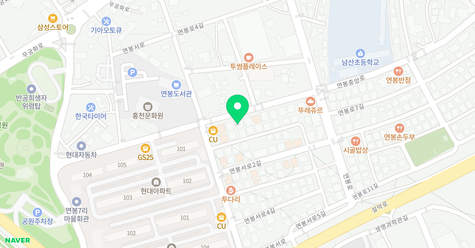 참소리 음악학원 위치
