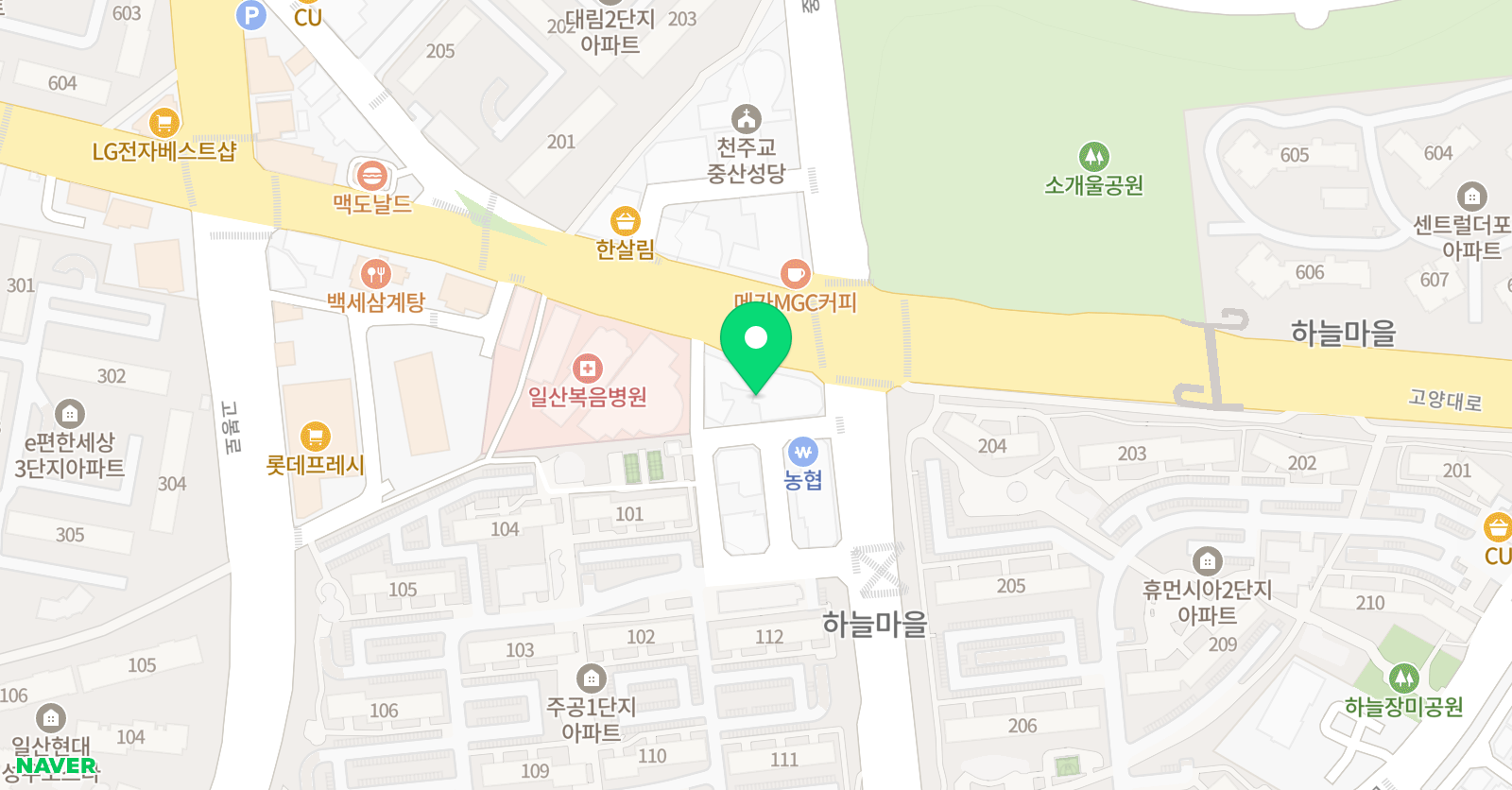 JnB 벨리댄스스튜디오 위치