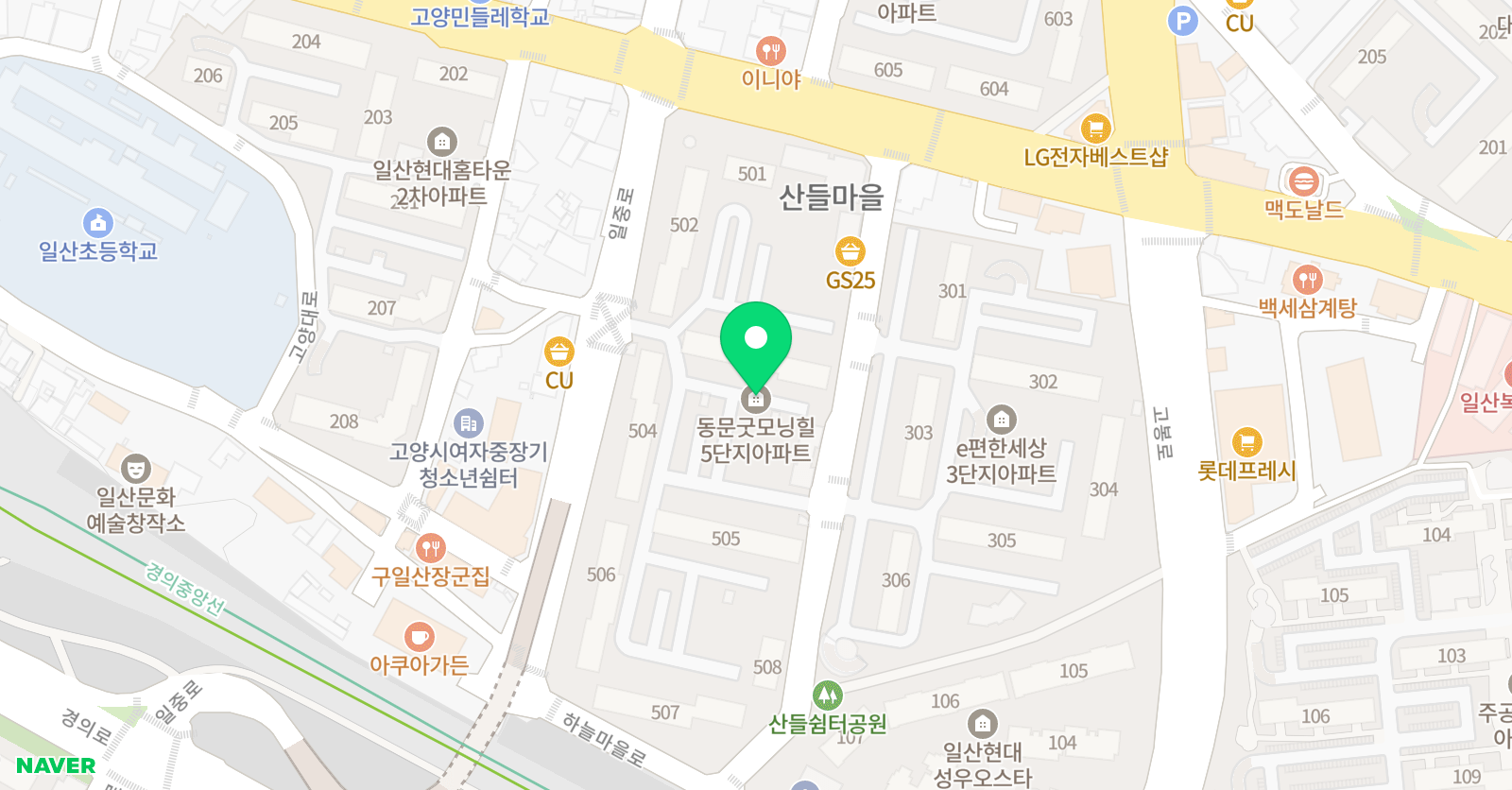 산들 공부방 위치