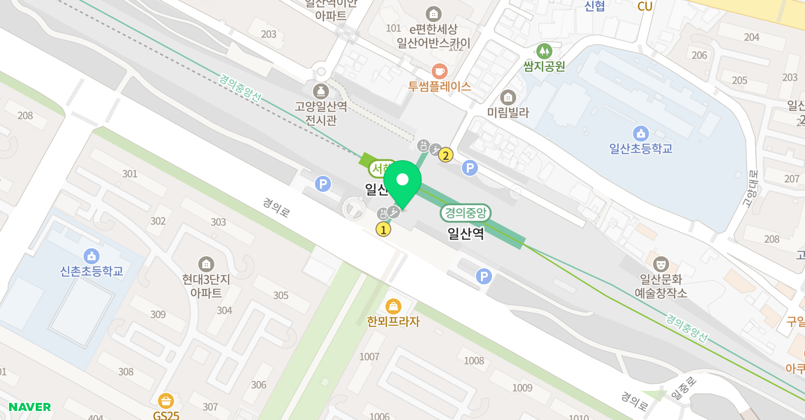 제이앤유 어학학원 위치