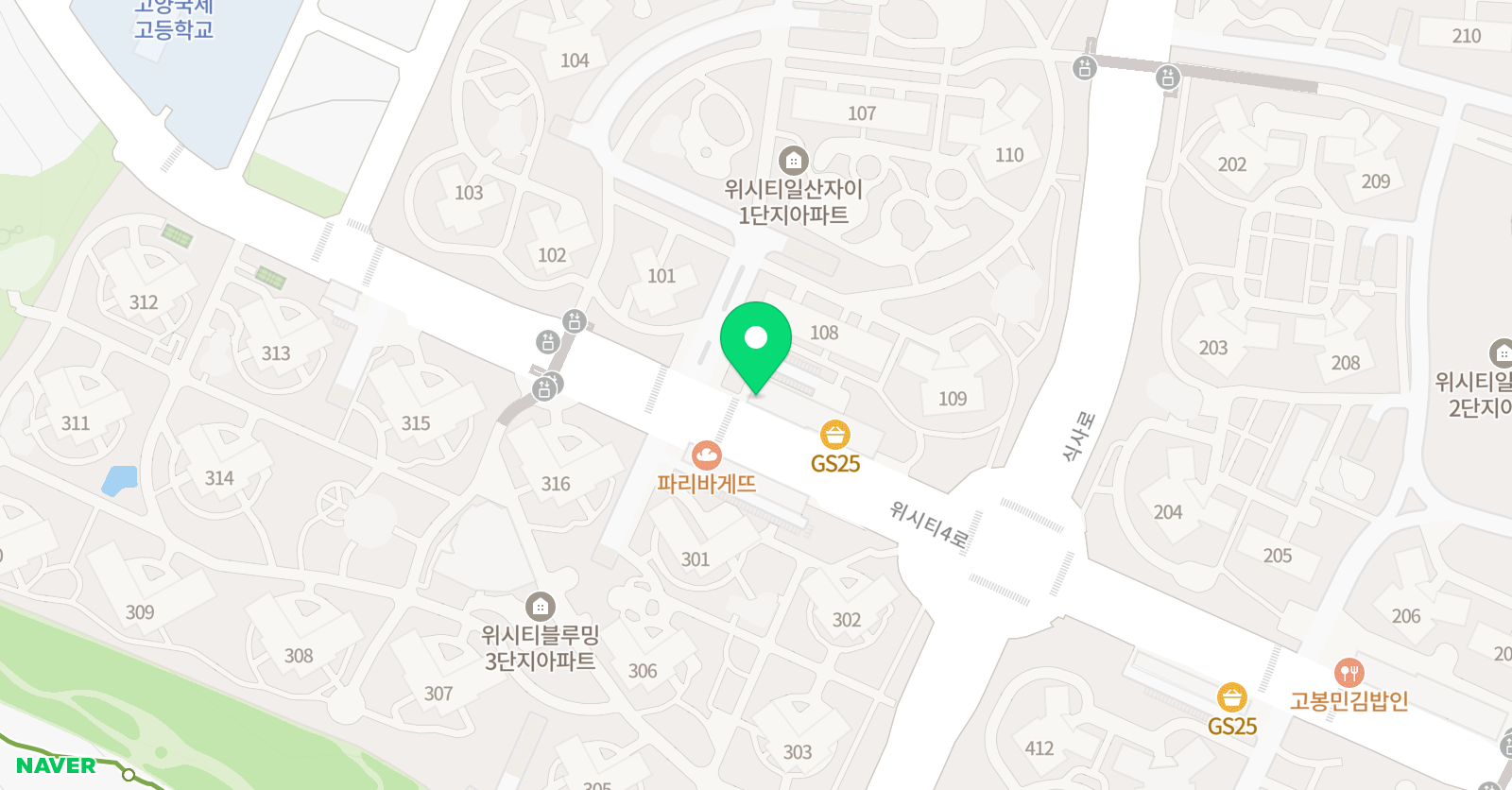 둥글이 태권도 위치