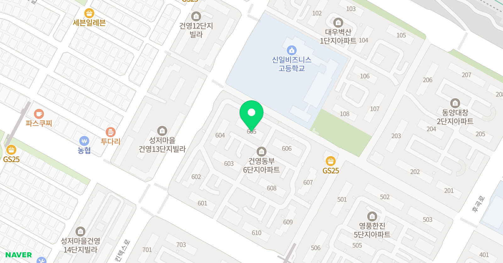 푸르넷 잉글리시버디 공부방 위치