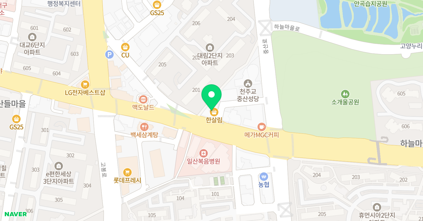 정윤희발레하우스 학원 위치