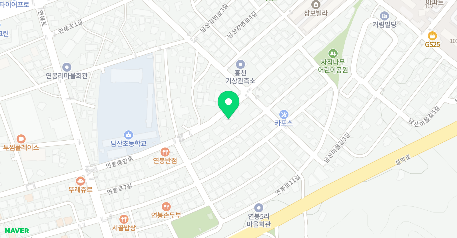 3030 영어 한스푼러닝센터 위치