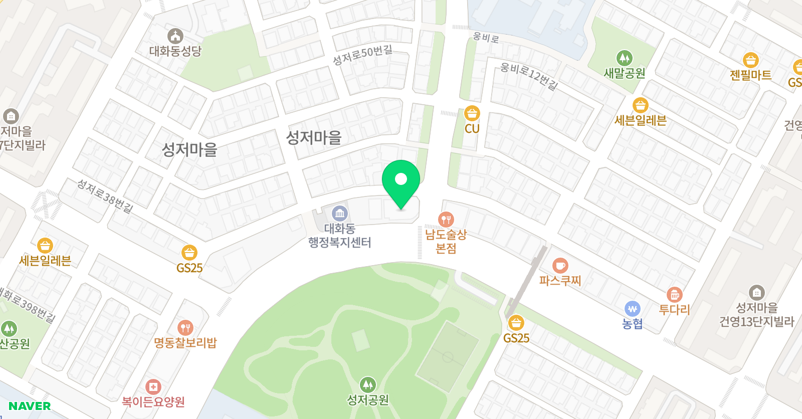 탑멘토링영어학원 위치